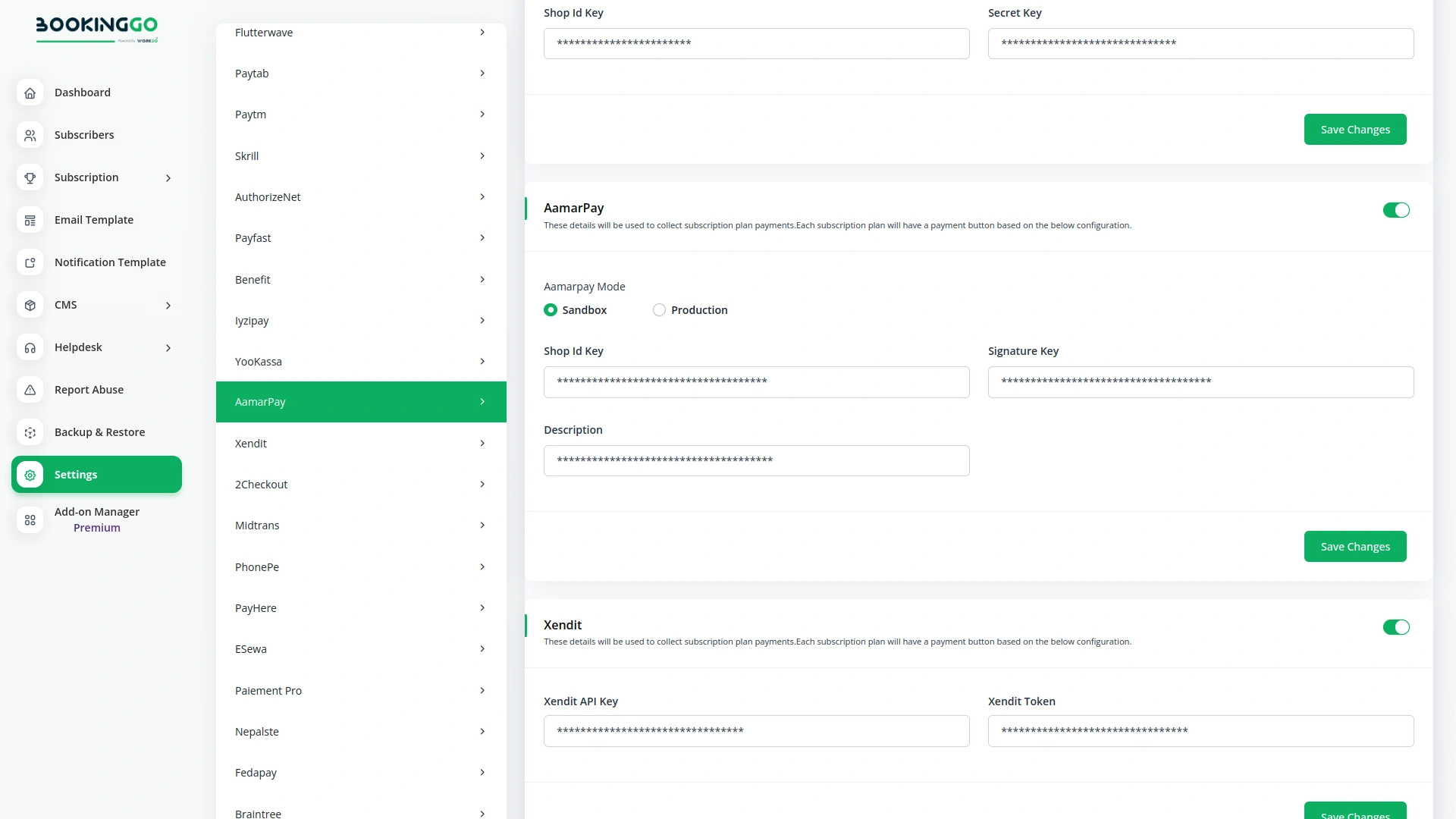 aamarPay – BookingGo SaaS Add-On