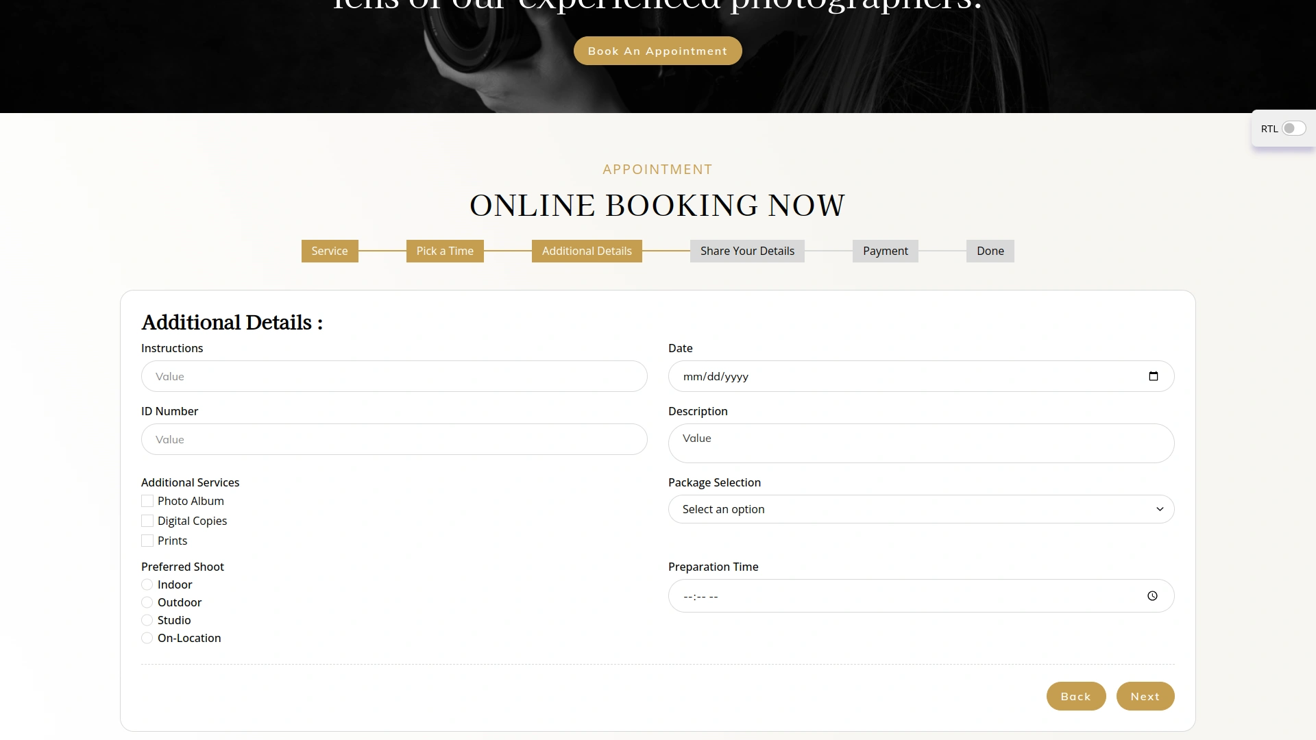 Additional Custom Field – BookingGo SaaS Add-On