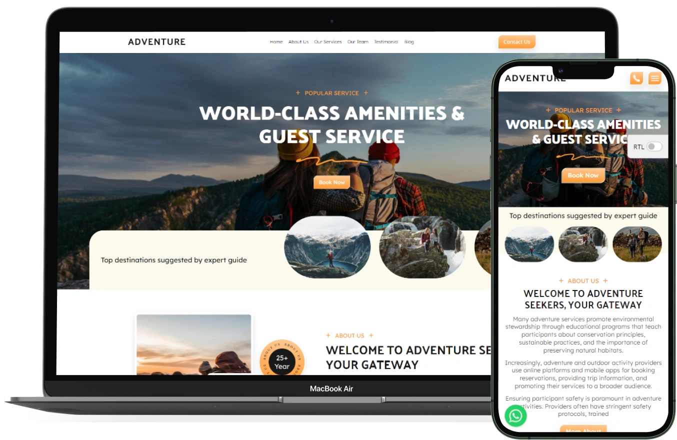 Adventure Activities – BookingGo SaaS Add-On