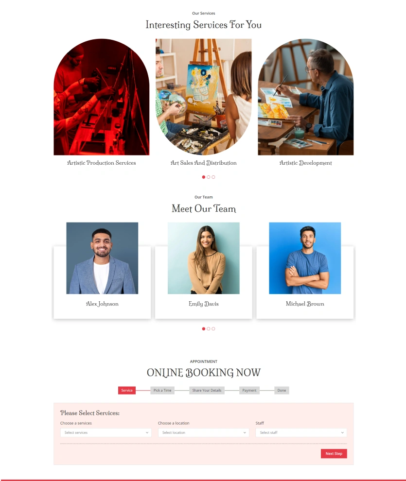Arts – BookingGo SaaS Add-On