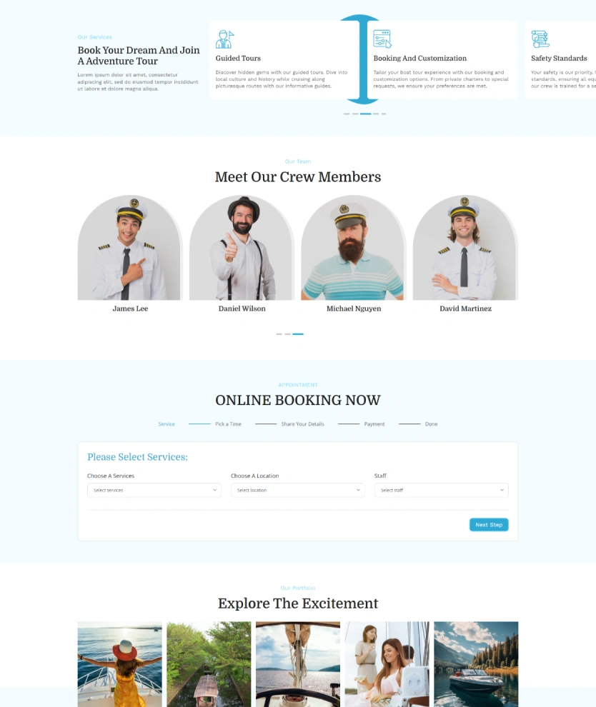 Boat Tour – BookingGo SaaS Add-On