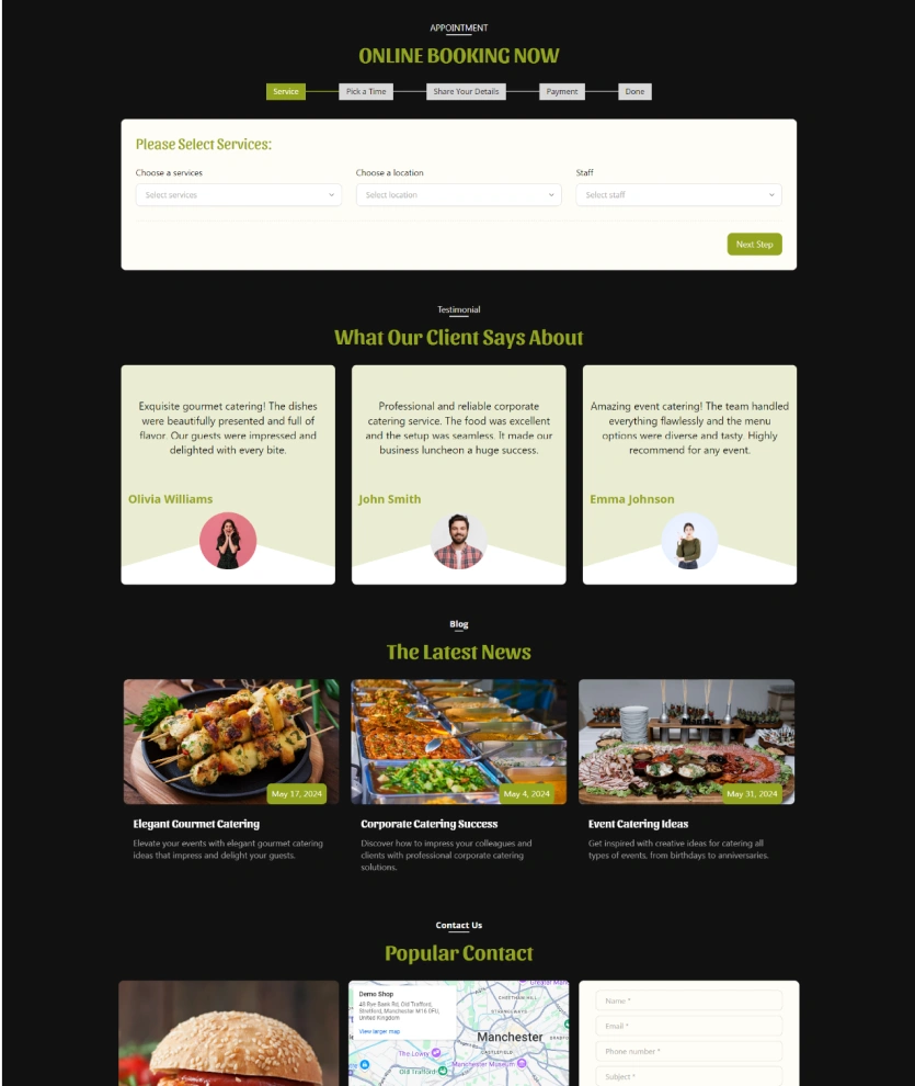Catering Services – BookingGo SaaS Add-On