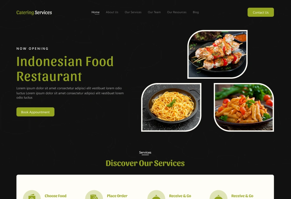 Catering Services – BookingGo SaaS Add-On