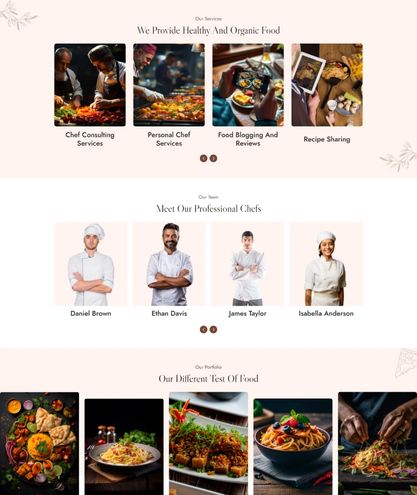 Chef Services – BookingGo SaaS Add-On