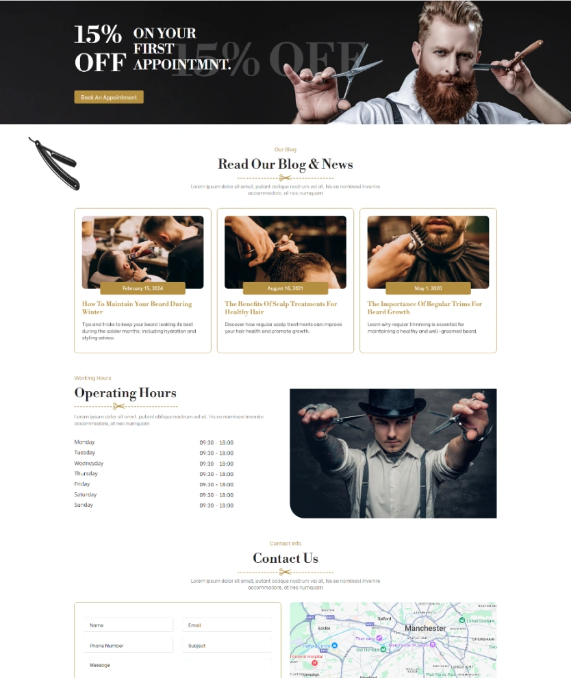 Classic Cut – BookingGo SaaS Add-On