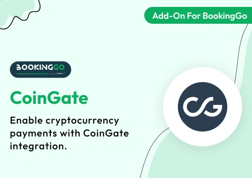 Coingate – BookingGo SaaS Add-On