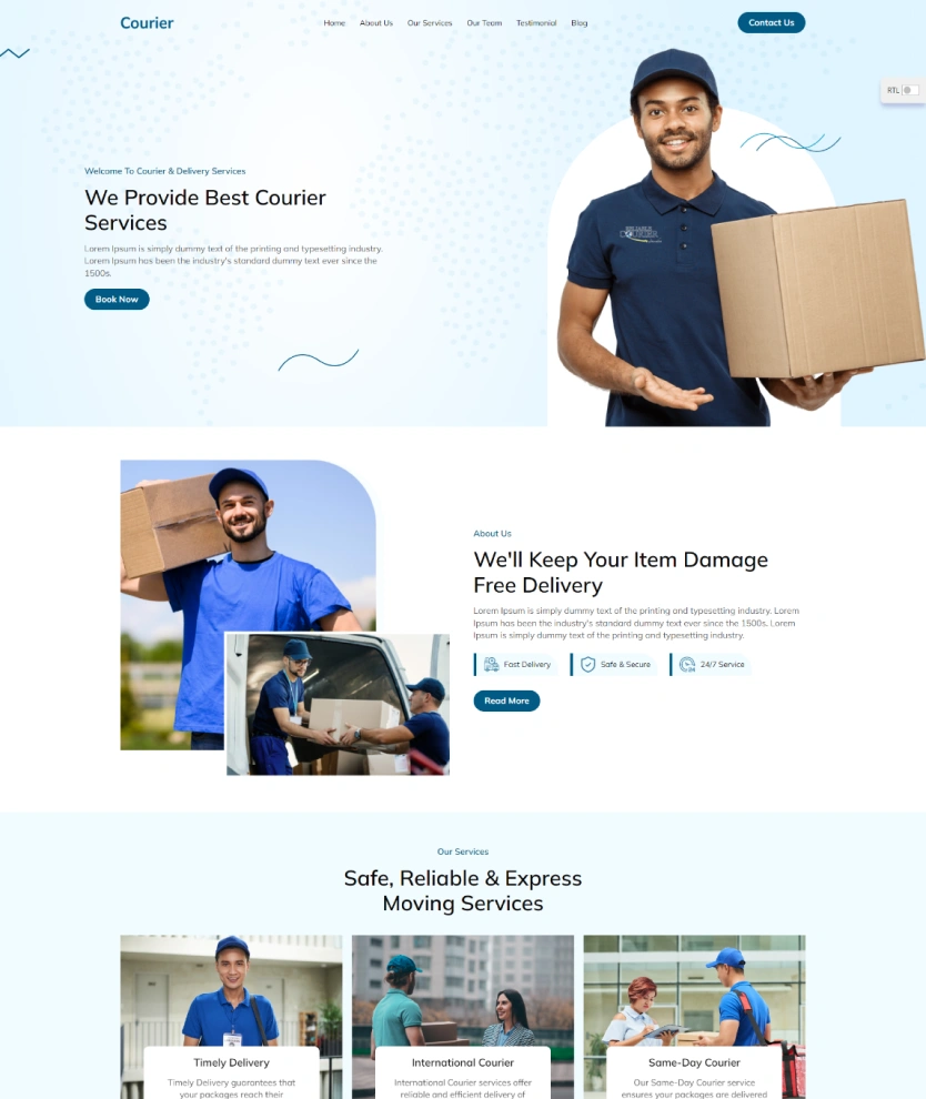 Courier Services – BookingGo SaaS Add-On