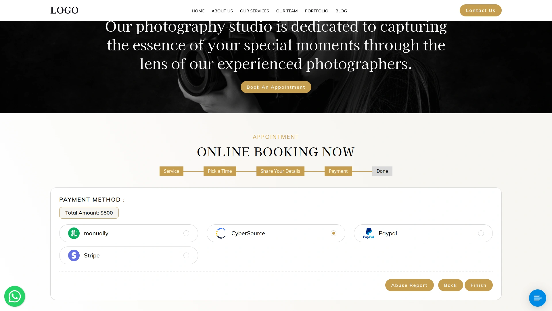 CyberSource – BookingGo SaaS Add-On