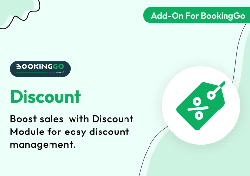 Discount – BookingGo SaaS Add-On