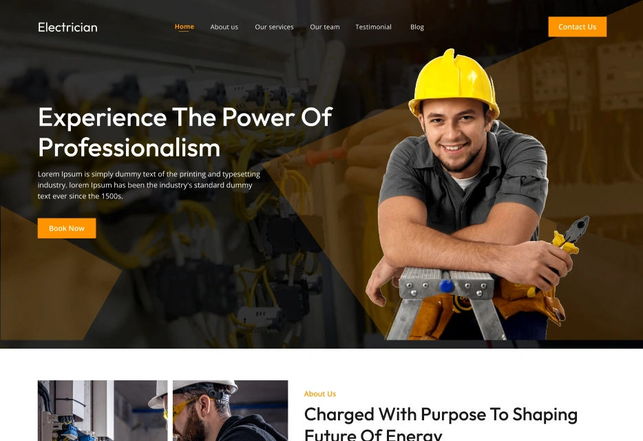 Electrician Services – BookingGo SaaS Add-On