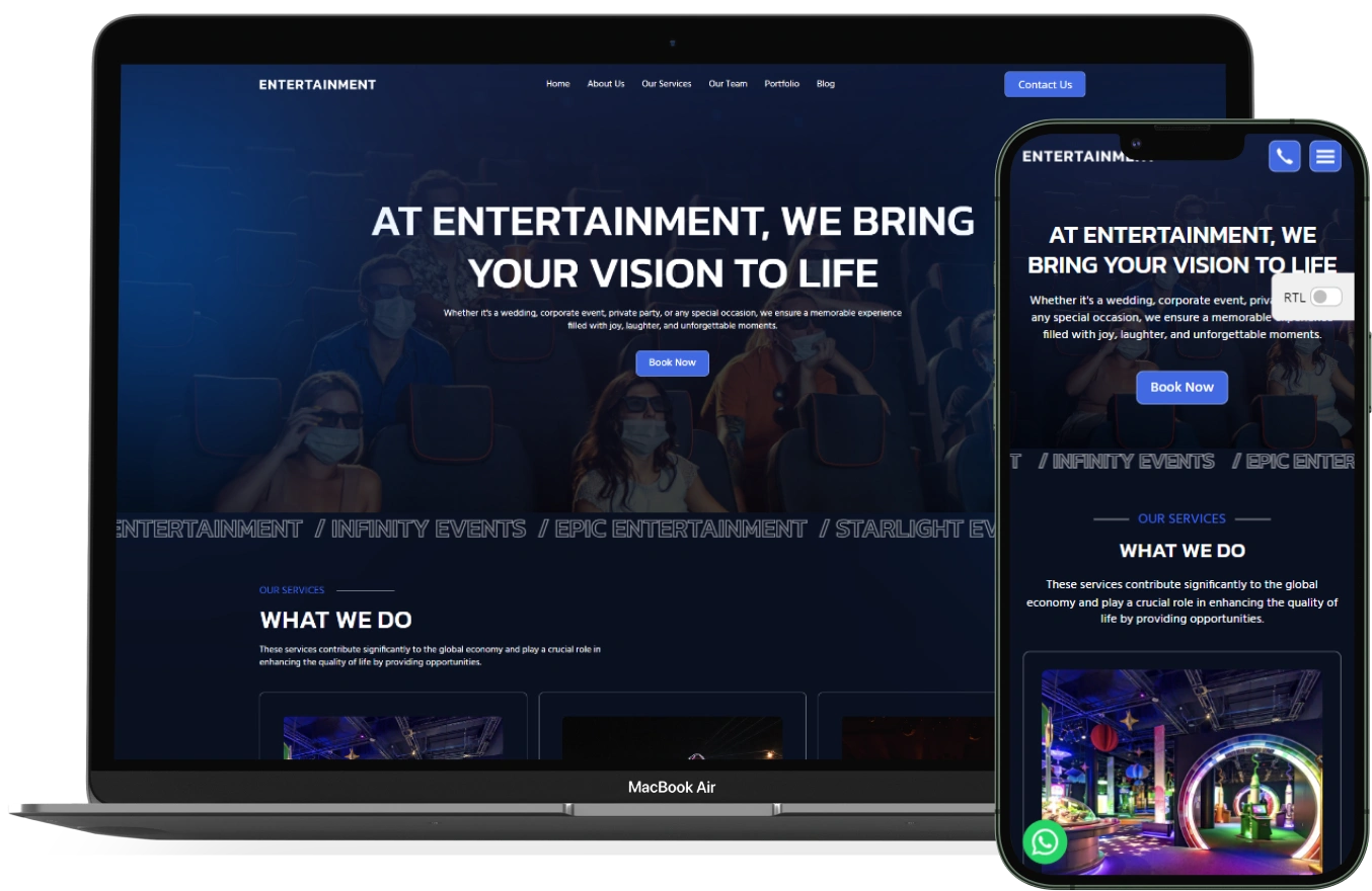Entertainment Services – BookingGo SaaS Add-On