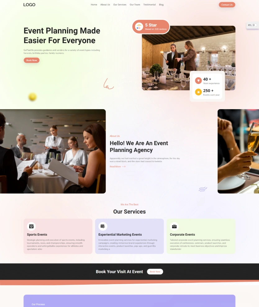 Event Planning – BookingGo SaaS Add-On