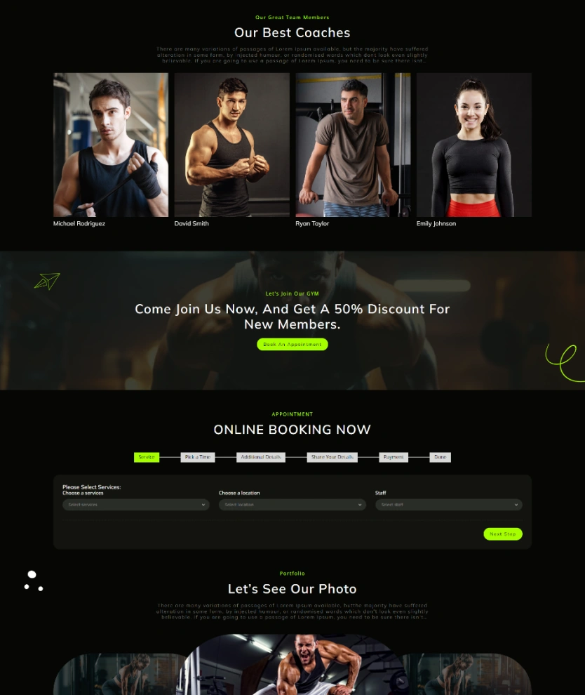 Fitness – BookingGo SaaS Add-On