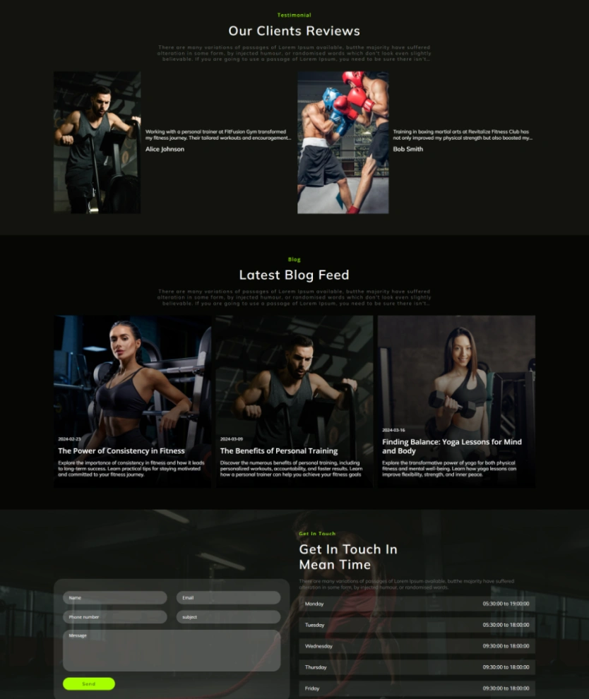 Fitness – BookingGo SaaS Add-On