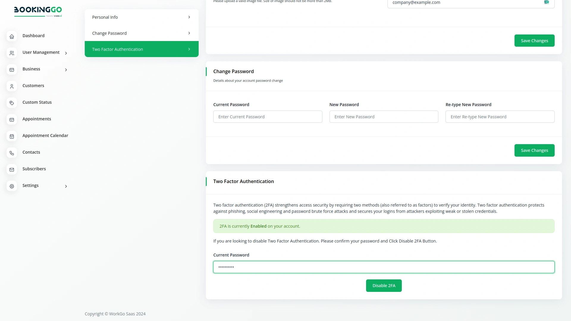 Google Authentication – BookingGo SaaS Add-On