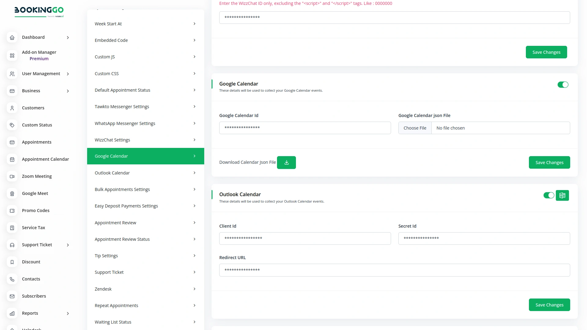 Google Calendar – BookingGo SaaS Add-On
