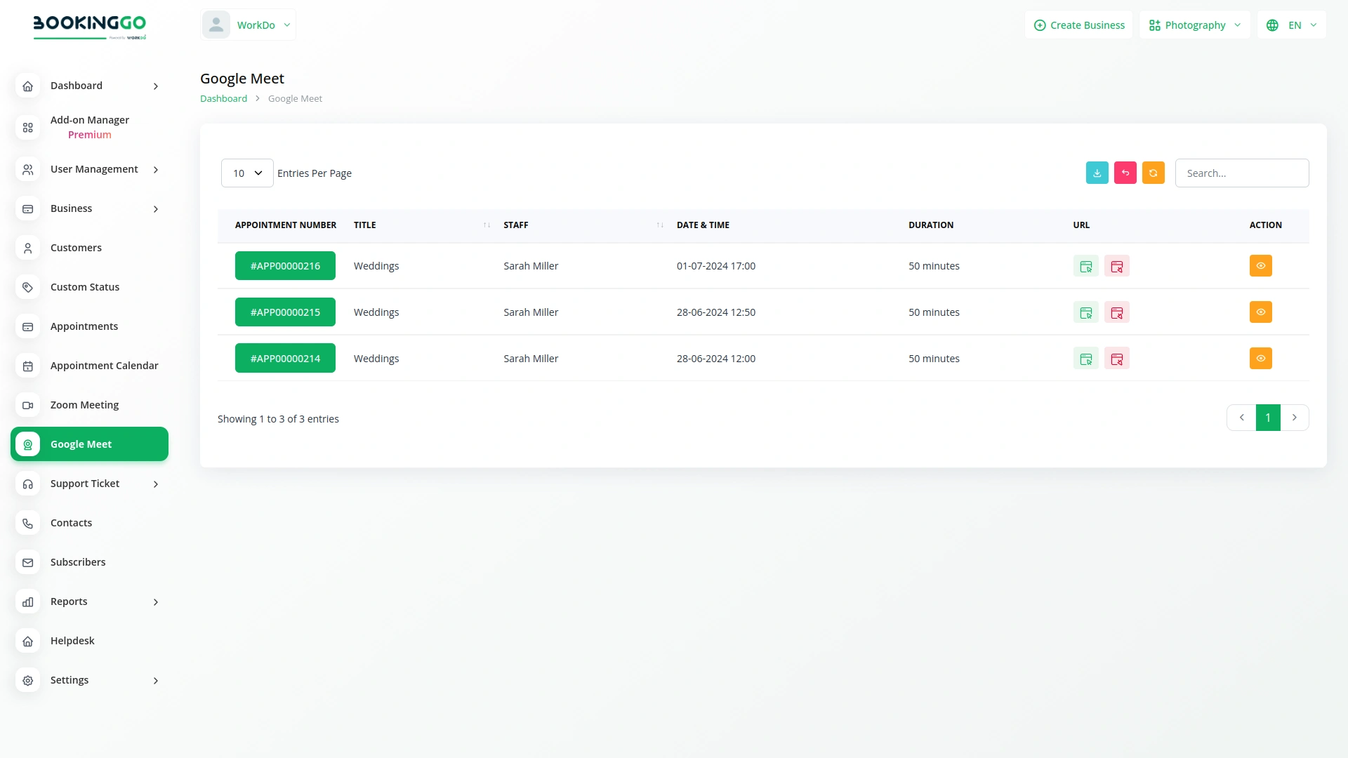 Google Meet – BookingGo SaaS Add-On