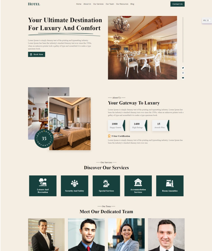 Hotel Services – BookingGo SaaS Add-On