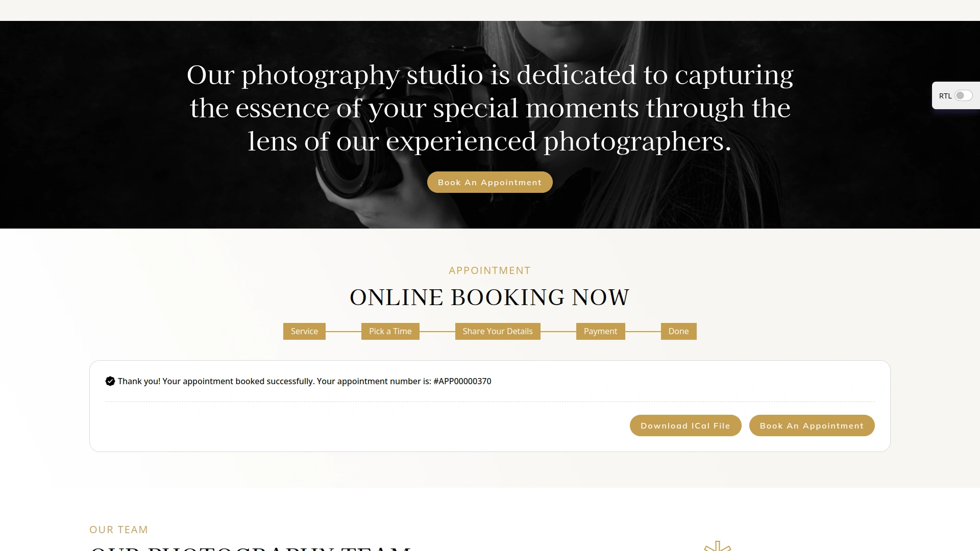 iCal Exports – BookingGo SaaS Add-On