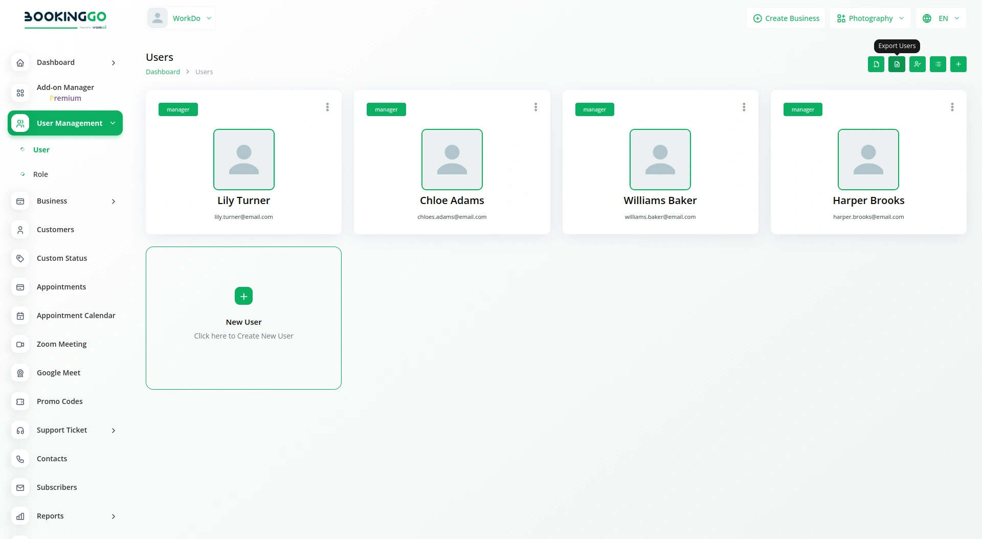 Import Export – BookingGo SaaS Add-On