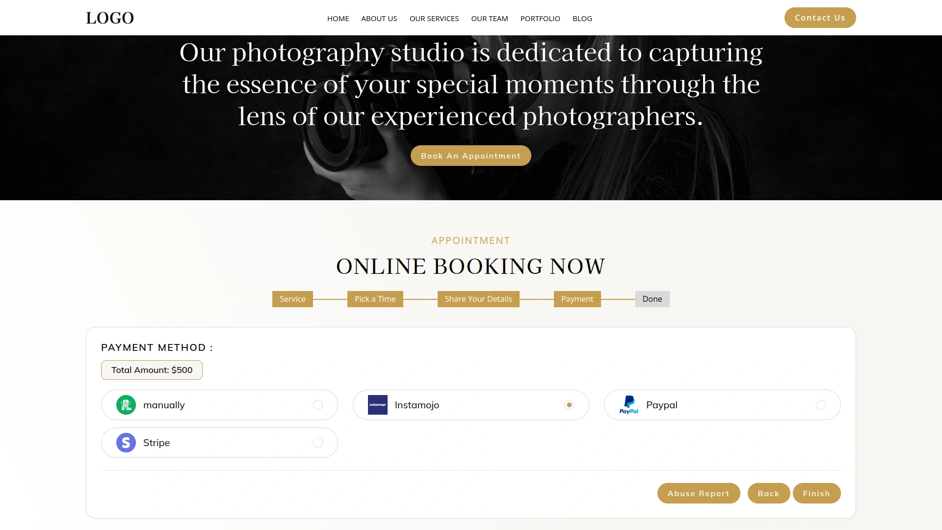 Instamojo – BookingGo SaaS Add-On
