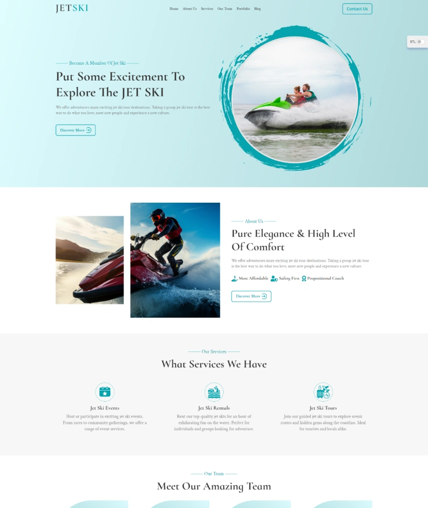 Jetski – BookingGo SaaS Add-On