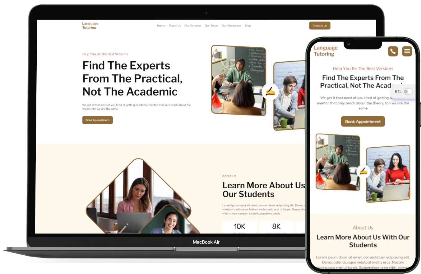 Language Tutoring – BookingGo SaaS Add-On