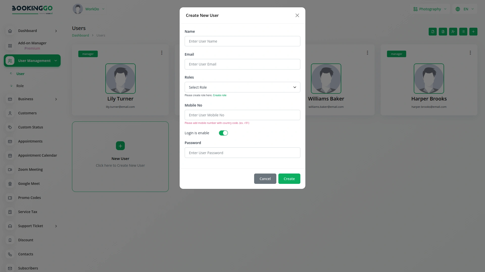 Mailchimp – BookingGo SaaS Add-On