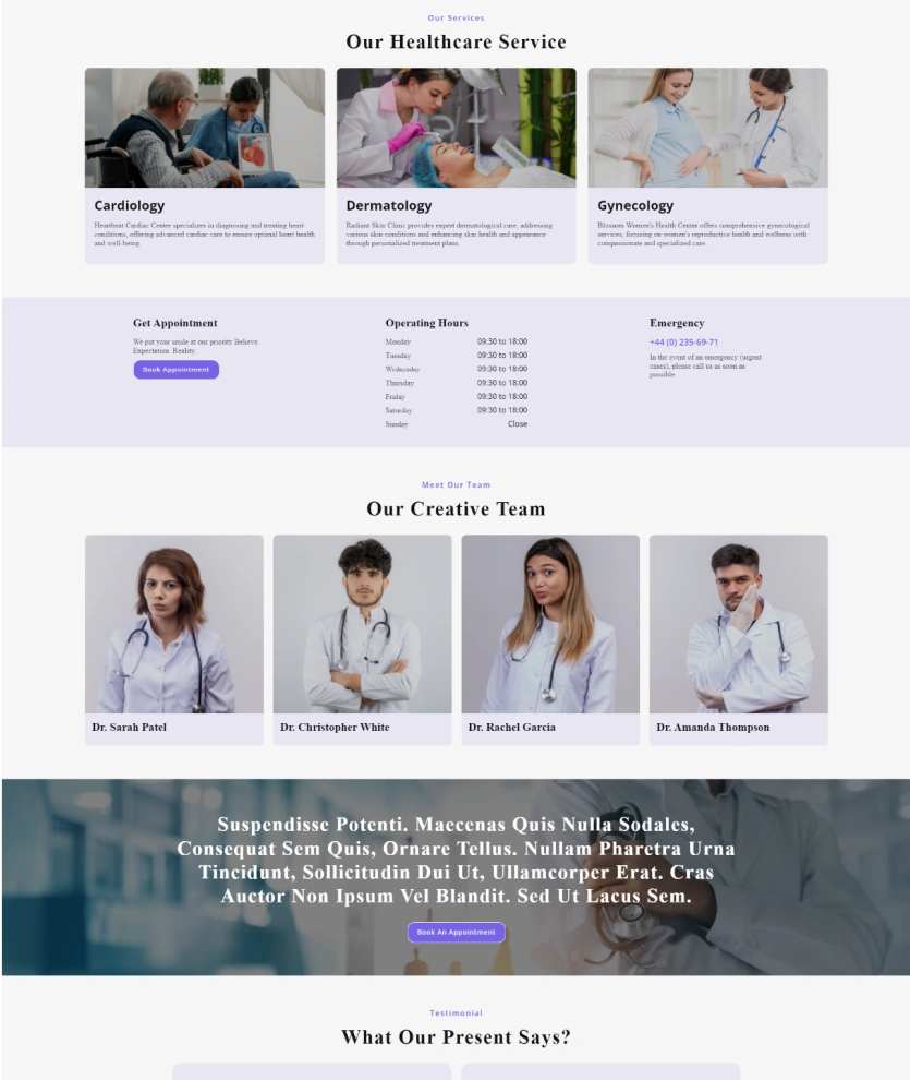 Medical – BookingGo SaaS Add-On