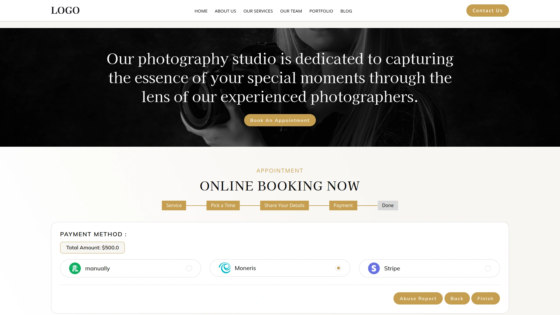 Moneris – BookingGo SaaS Add-On