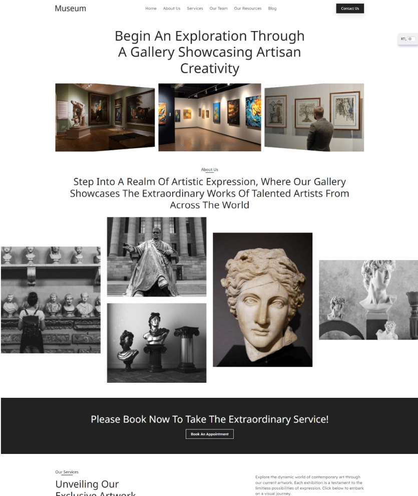 Museum – BookingGo SaaS Add-On
