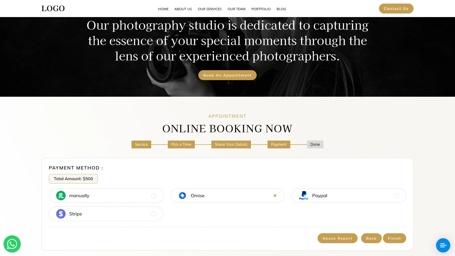 Omise – BookingGo SaaS Add-On
