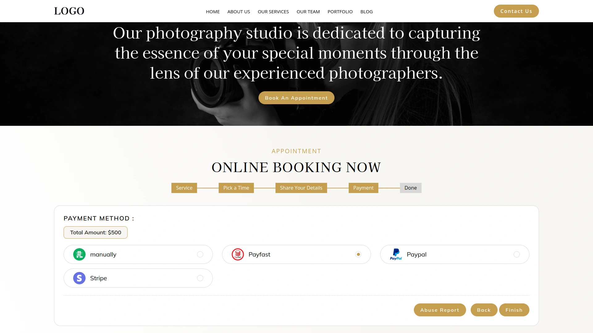 Payfast – BookingGo SaaS Add-On