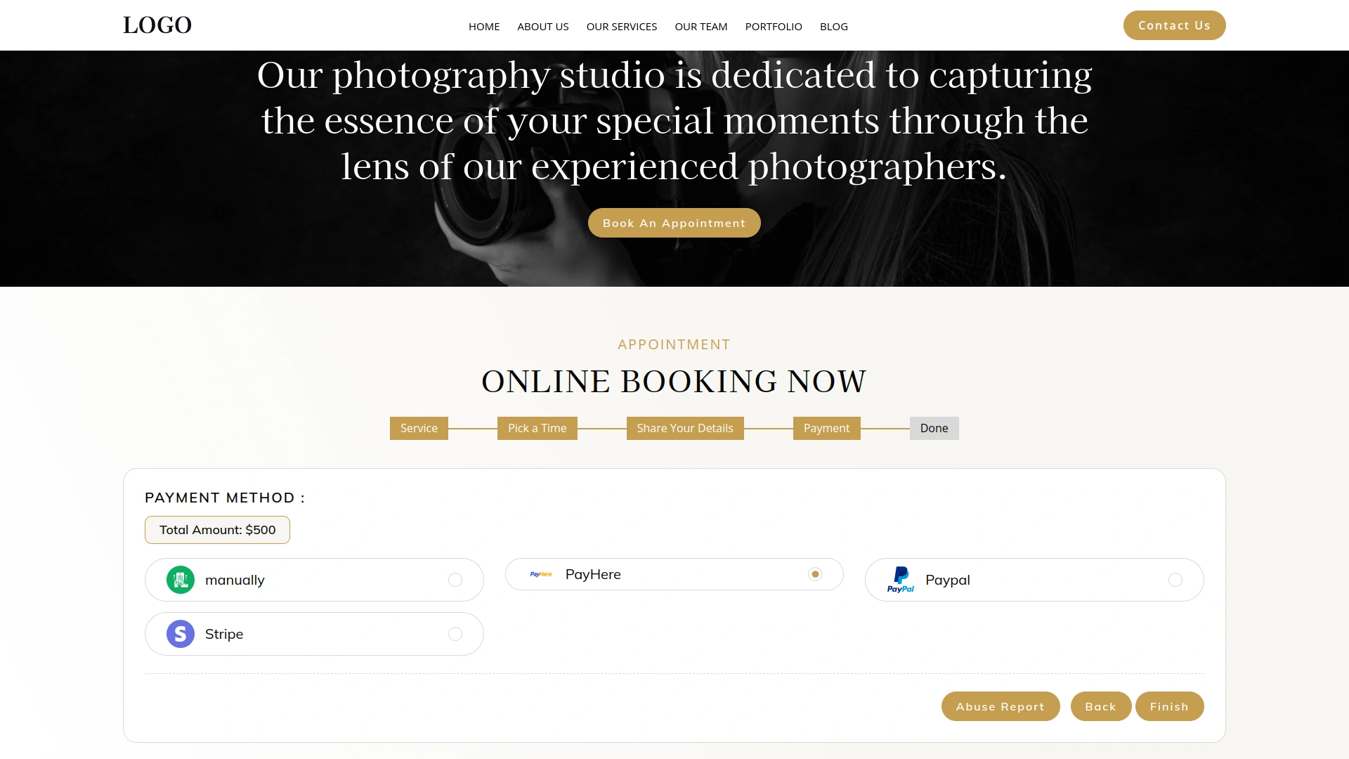 Payhere – BookingGo SaaS Add-On