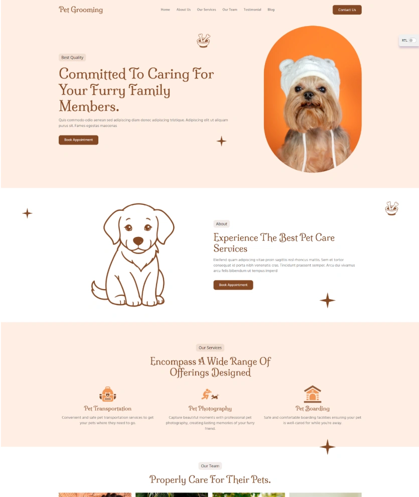 Pet Grooming – BookingGo SaaS Add-On