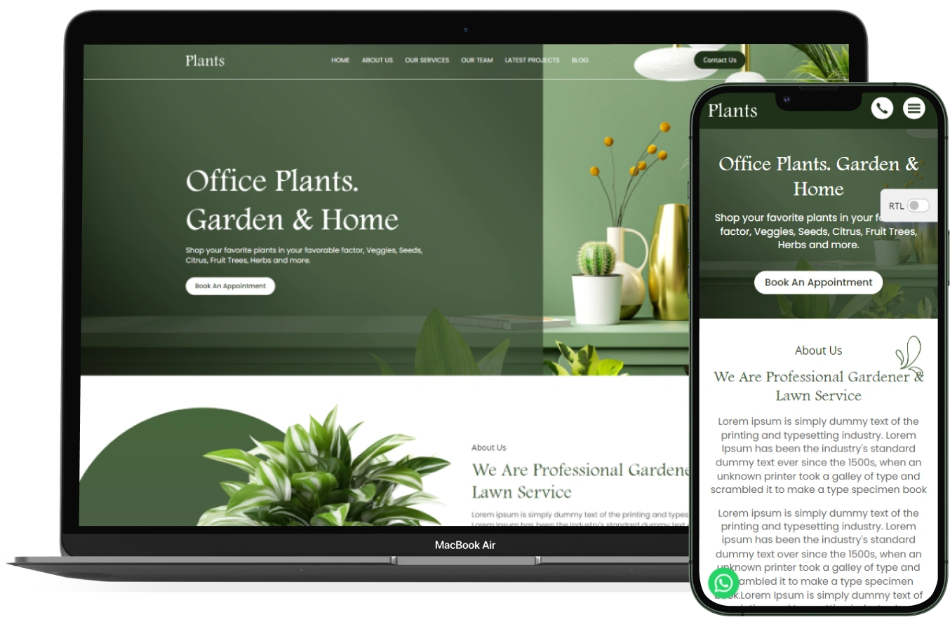Plant Nursery – BookingGo SaaS Add-On