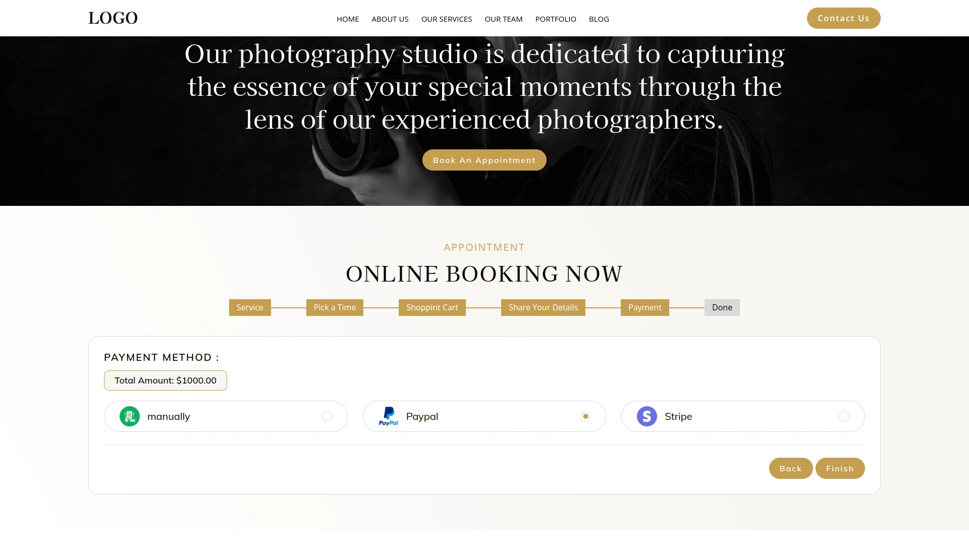 Shopping Cart – BookingGo SaaS Add-On