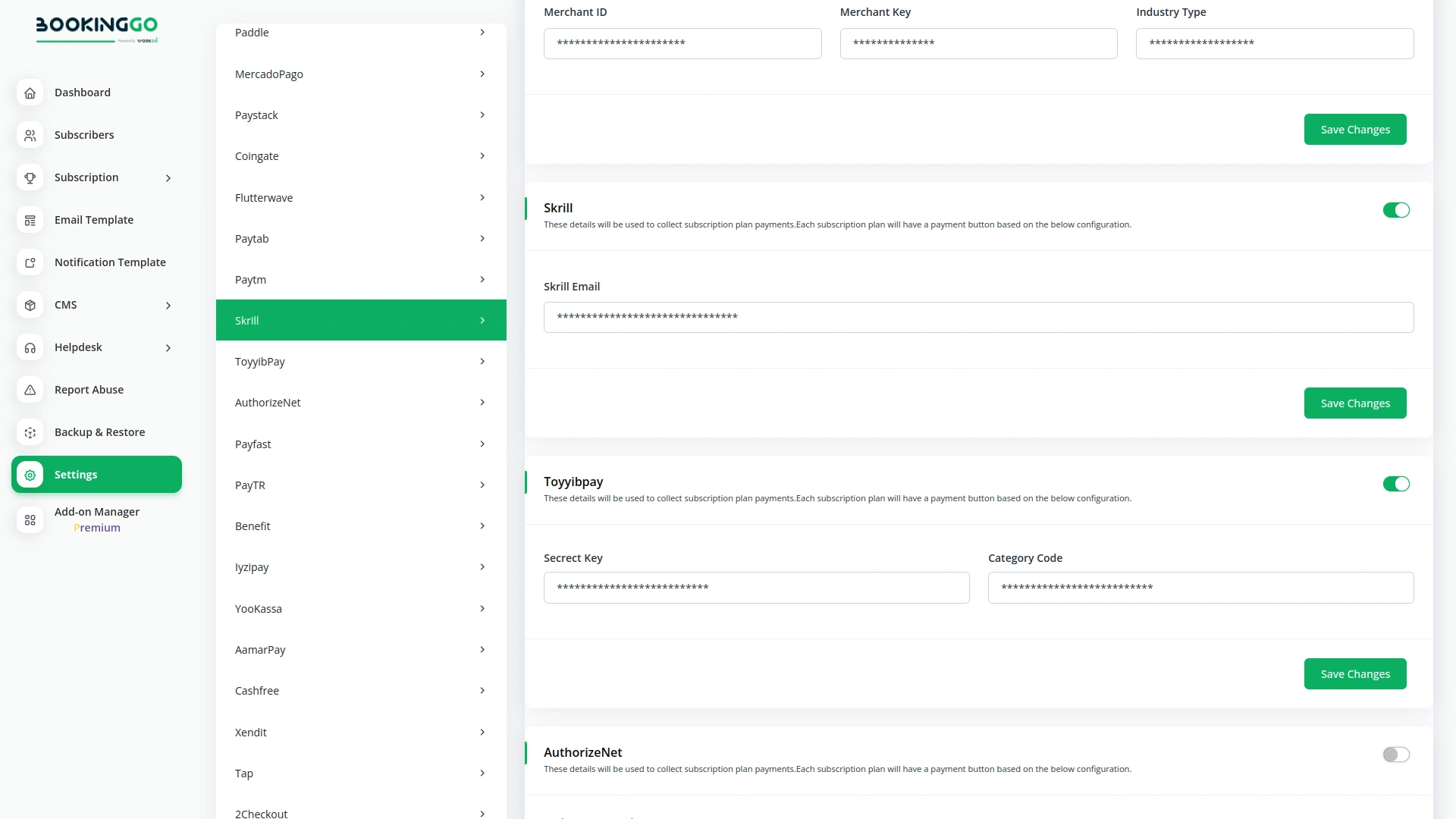 Skrill – BookingGo SaaS Add-On