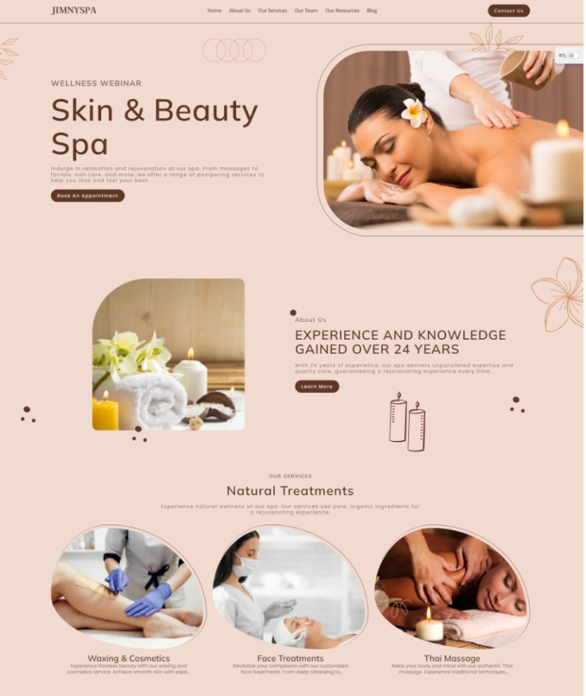 Spawellness – BookingGo SaaS Add-On