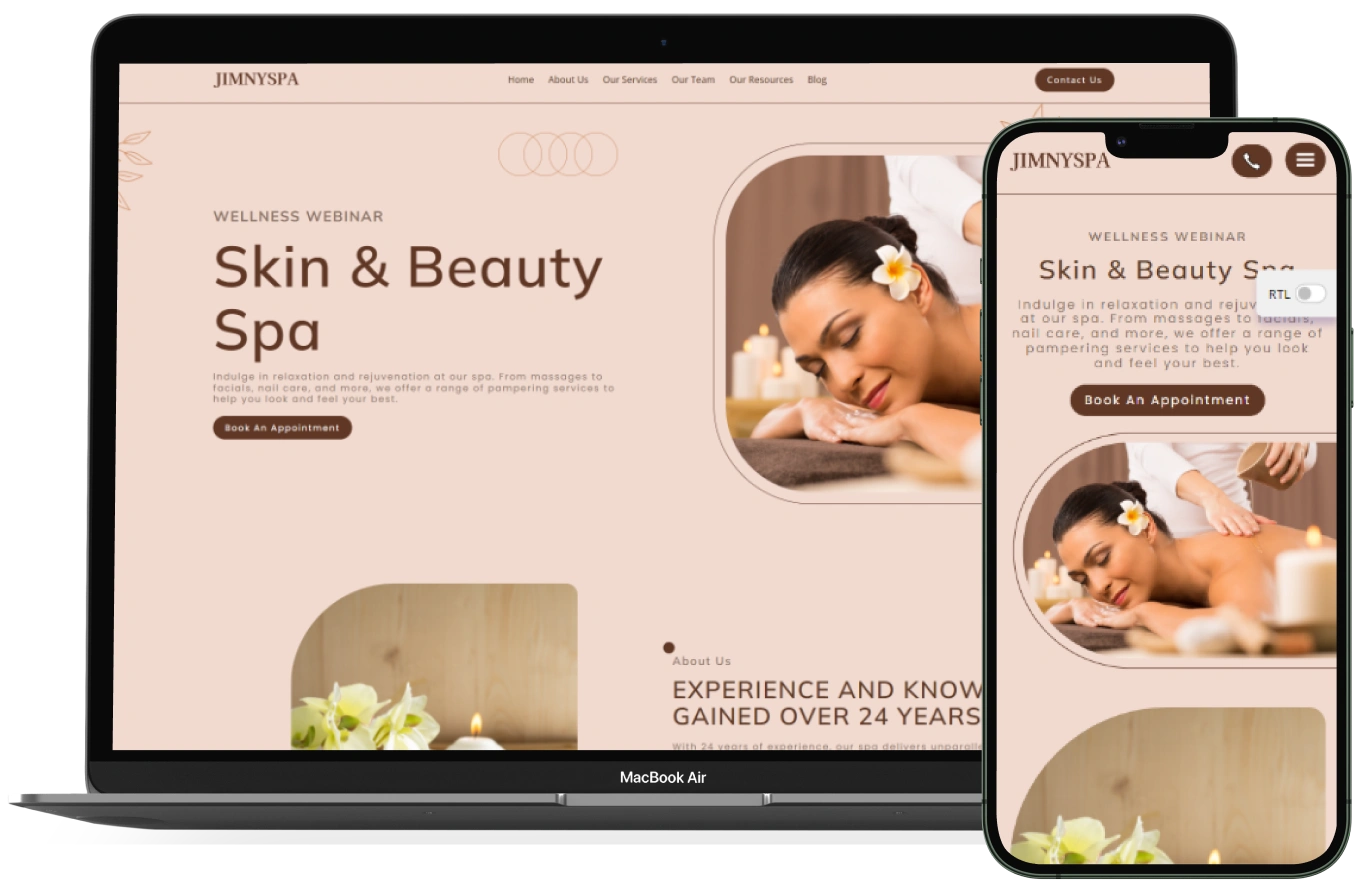 Spawellness – BookingGo SaaS Add-On