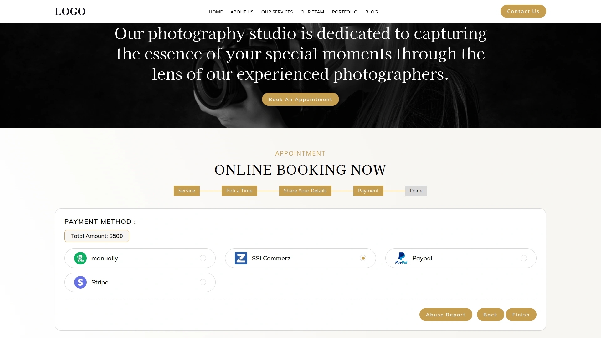 SSLCommerz – BookingGo SaaS Add-On