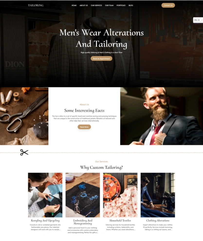 Tailoring Services – BookingGo SaaS Add-On