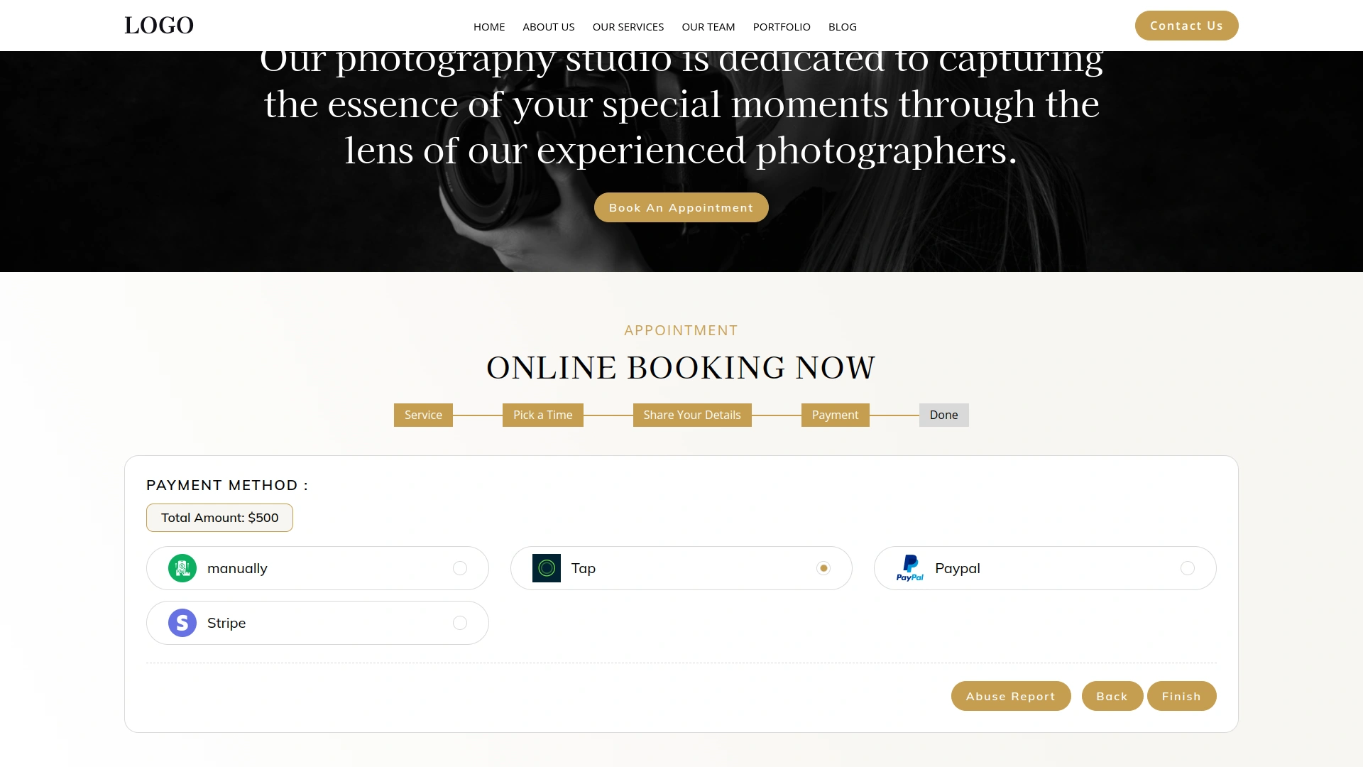 Tap – BookingGo SaaS Add-On