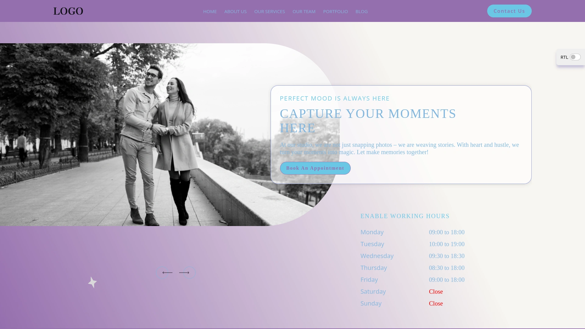 Theme Customizer – BookingGo SaaS Add-On