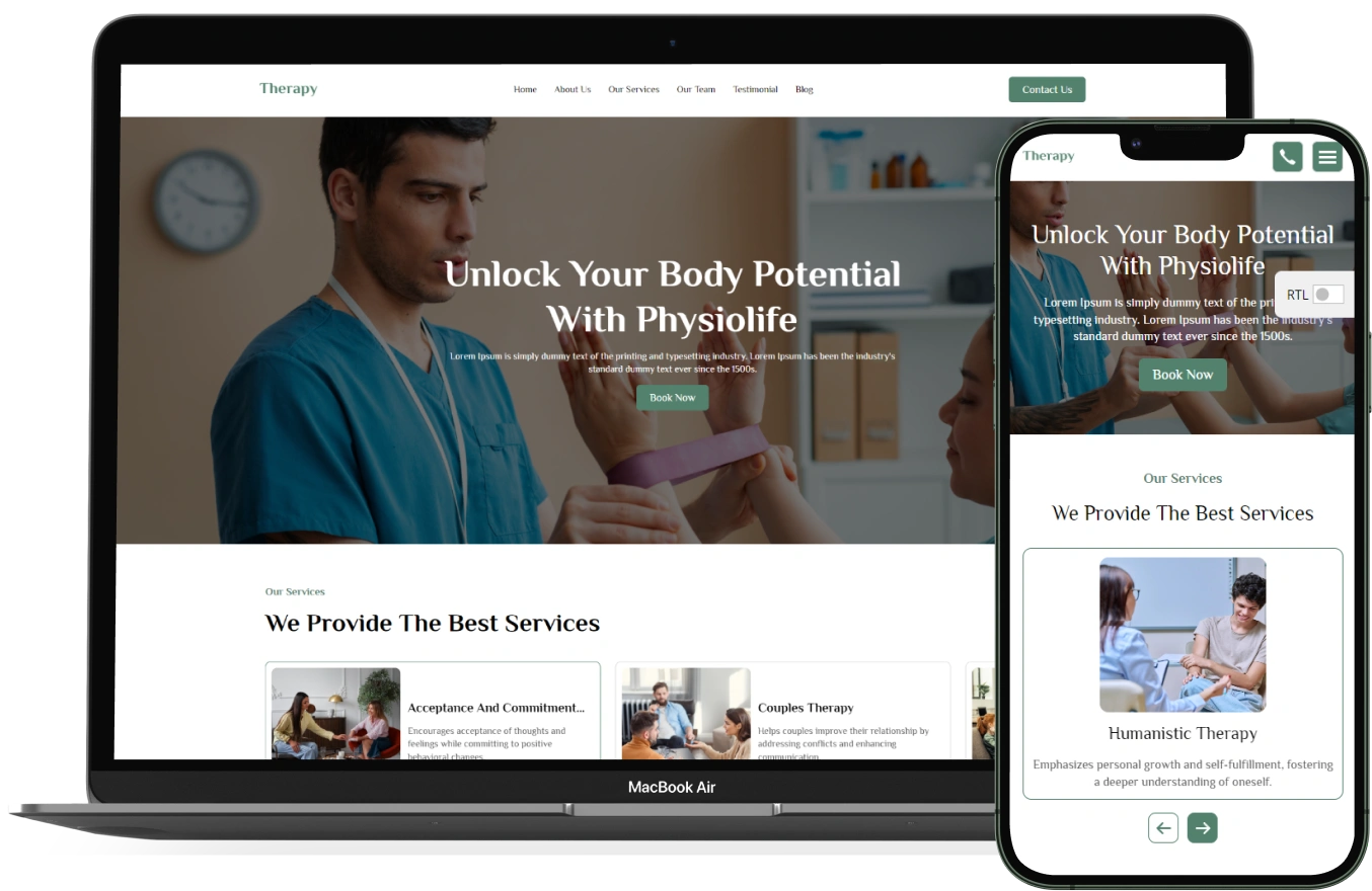 Therapy Service – BookingGo SaaS Add-On
