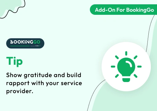 Tip – BookingGo SaaS Add-On