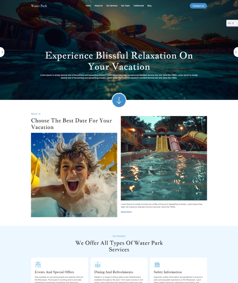 Waterpark – BookingGo SaaS Add-On