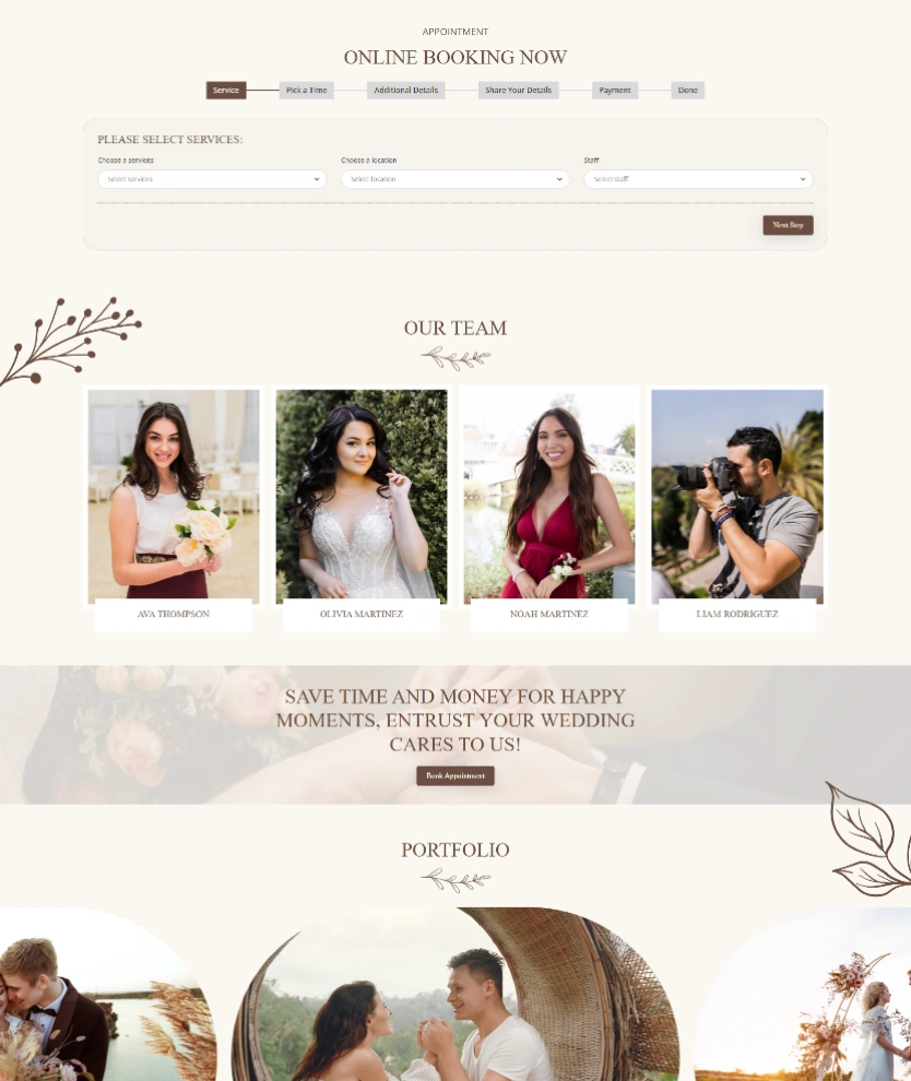 Wedding Planning – BookingGo SaaS Add-On