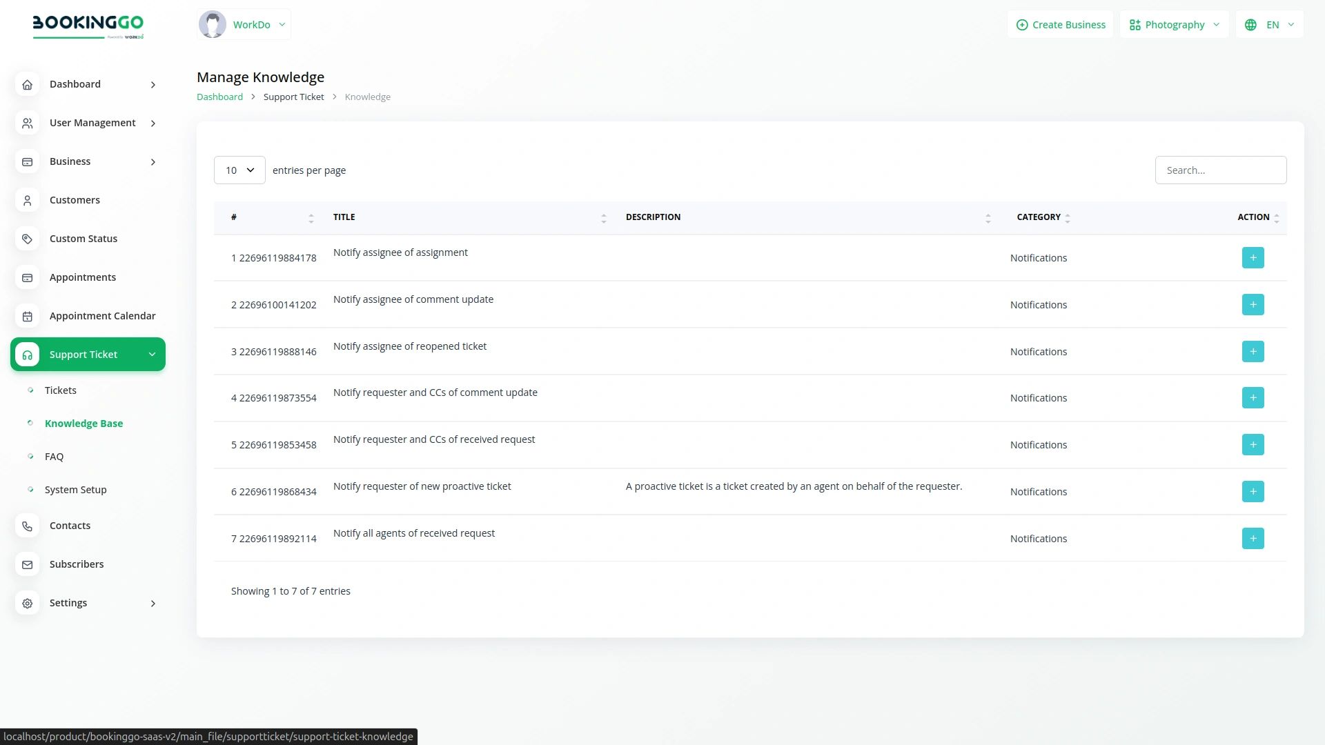 Zendesk – BookingGo SaaS Add-On