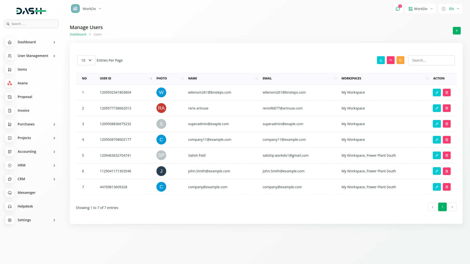 Asana Project Management
